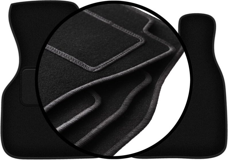 Komplettset Velours-Fußmatten für: GMC Safari II Lieferwagen (1995-2005)