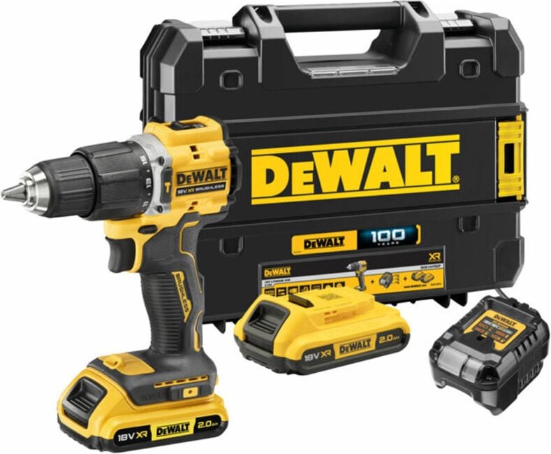 Thumbnail - DeWalt DCD100YD2T-QW 18V Akku-Schlagbohrschrauber