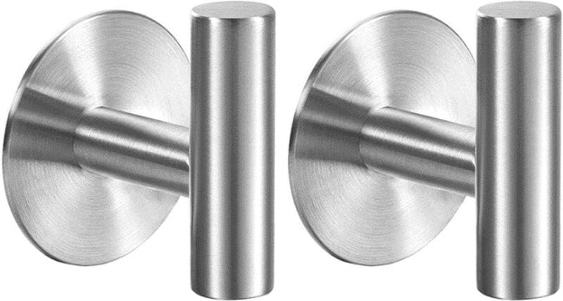 Selbstklebende Handtuchhaken, robuste Wandhaken, wasserdichte Duschhandtuchhaken aus Edelstahl, Haken über der Tür, selb...