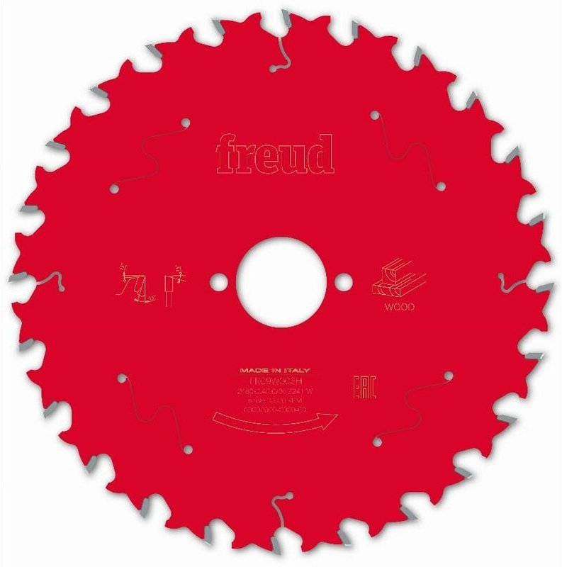Freud - Sägeblatt für Handkreissäge Ø180 2,4/1,6 AL30 Z24 ba 15° - F03FS09698 -FR09W003H