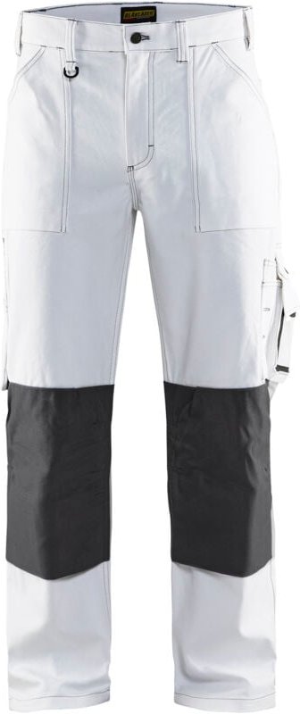 Arbeitshose für Maler 1091 - Weiß/Dunkelgrau S - FR(40) - SE(C46) - Standards