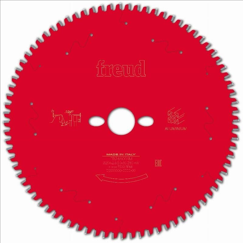 Freud - Sägeblatt für Handkreissäge Ø254 2,8/2 AL30 Z80 tp -5° - F03FS09823 -FR24A001M