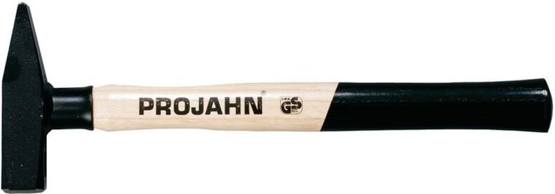 Projahn Schlosserhammer 1.000g mit Stielschutzhülse aus Kunststoff und Hickory Stiel