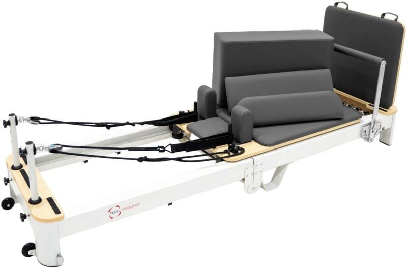 Pilates Reformer Maschine Aluminium Klappbar Multifunktional Heim Fitness