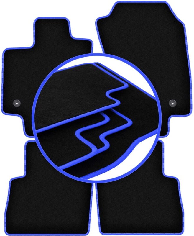 CARLUX-BLUE Auto-Fußmatten für: Lexus NX II 0 (2021-)