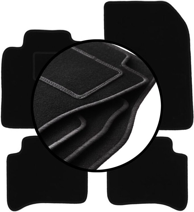 Kompletter Satz Veloursmatten für: Renault Vel Satis Liftback, Fließheck (2001-2010)