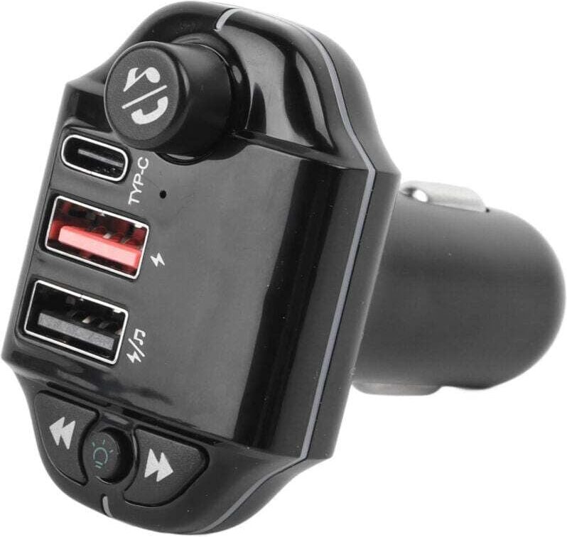 Bluetooth-Autoladegerät, FM-Transmitter, kabelloser Radioadapter, Player, Auto-Kit mit zwei 3,1-A-USB-Anschlüssen, von D...