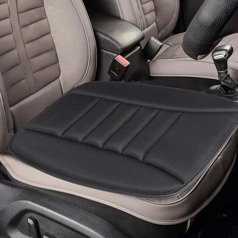Autositzkissen, Autositzkissen-Sitzbezug, Memory Foam, bequemer Stuhlschutz, rutschfeste Matte, Autositzbezug, für Auto,...