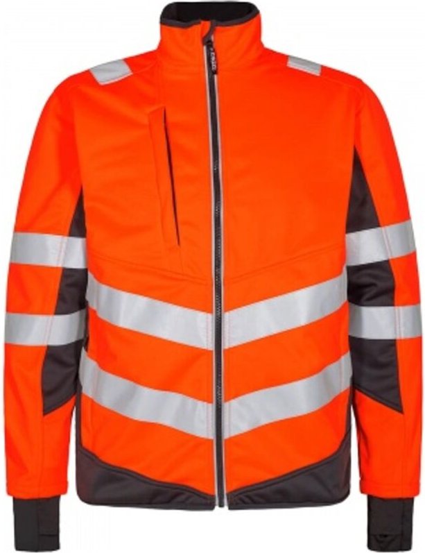 Warnschutz Softshell Jacke Safety 1158-237-1079 Gr. 3XL orange/anthrazit grau - Engel