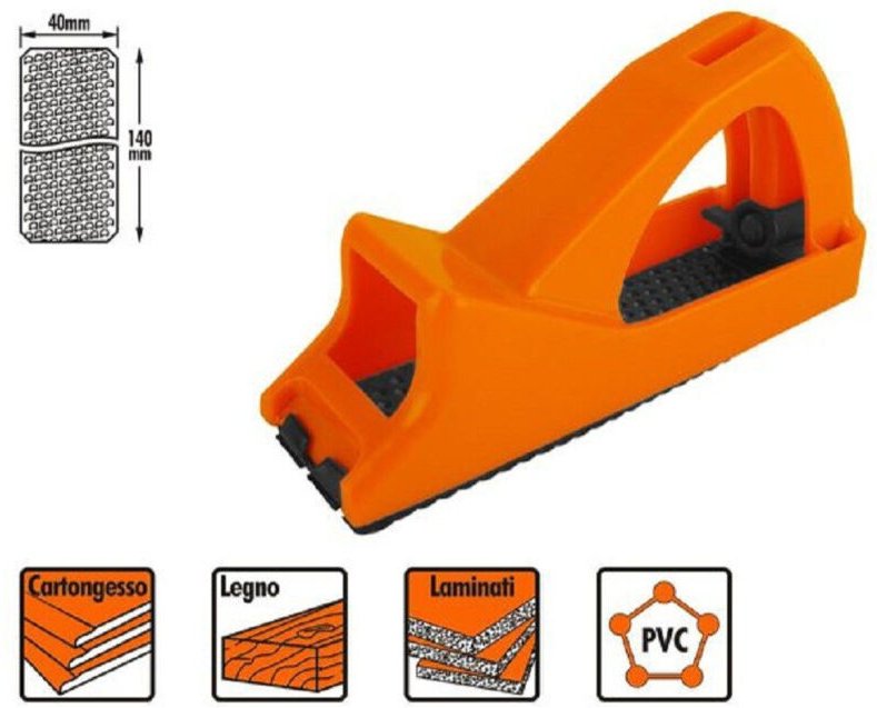 Trade Shop Traesio - Trade Shop - legno cartongess pvc pialla 140X40MM intercambiabile 57221 -