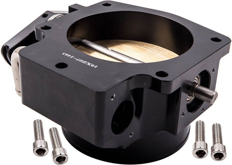 BFO - 92mm Throttle Body Assembly 4 bolt For gm Gen iii LS2 LS3 LS7 LSX92mm Drosselklappe Throttle Body für Chevrolet Ge...