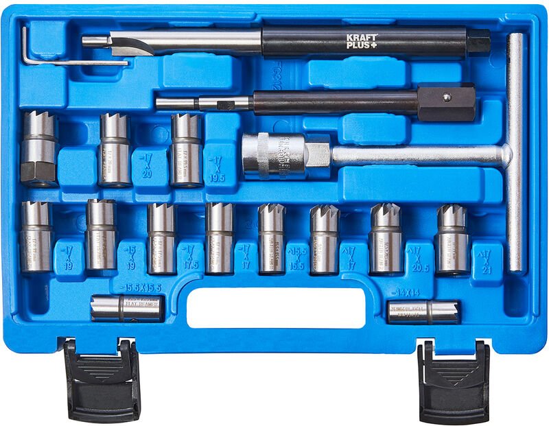 Kraftplus - K.286-7602 Injektoren Fräser Abzieher Einspritzdüsen Auszieher Werkzeug Dichtsitz