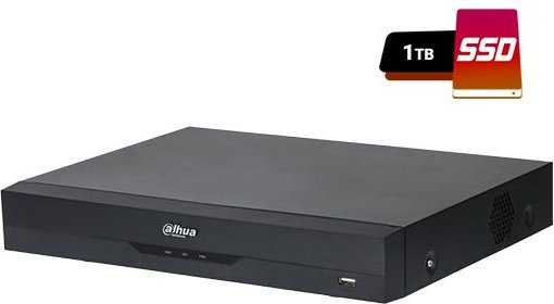 Dahua XVR5108H-I3-1 Pro Serie AI 1U WizSense Penta-brid 2K HD+ 8CH 5MP 5IN1 P2P SMD Plus Gesichtserkennung IVS IoT beinh...