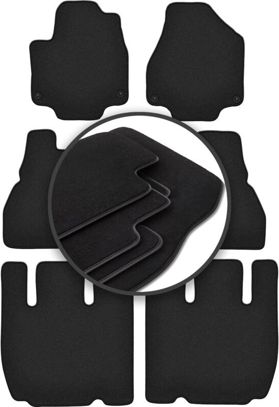 Premium-Fußmatten für: Chrysler Pacifica II 7-Sitzer (2017-)