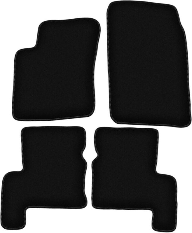 BASIC schwarze Veloursmatten für: Suzuki Grand Vitara XL7 SUV (2002-2005)