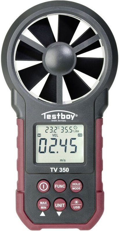 Testboy - tv 350 Anemometer 0.8 bis 30 m/s