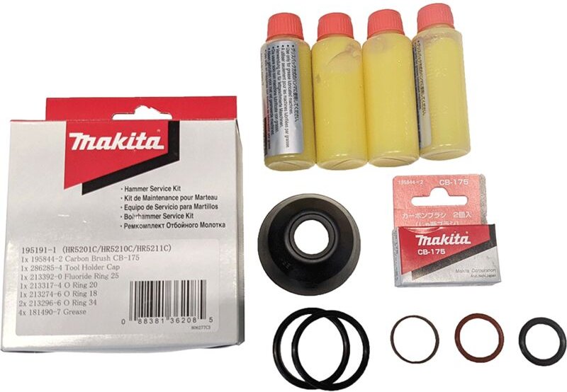 MAKITA ABBRUCHHAMMER WARTUNGSSET HR5201C/5210/5211 Cod. 195191-1