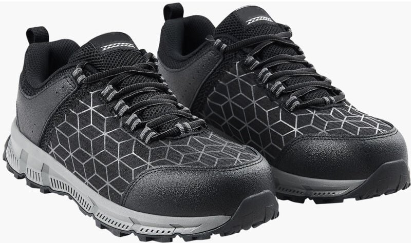 Stahlkappen-Schuhe für Herren, US-Größe 11,5, gepolsterter Sport-Sicherheits-Arbeitsschuh für Herren, strapazierfähige S...