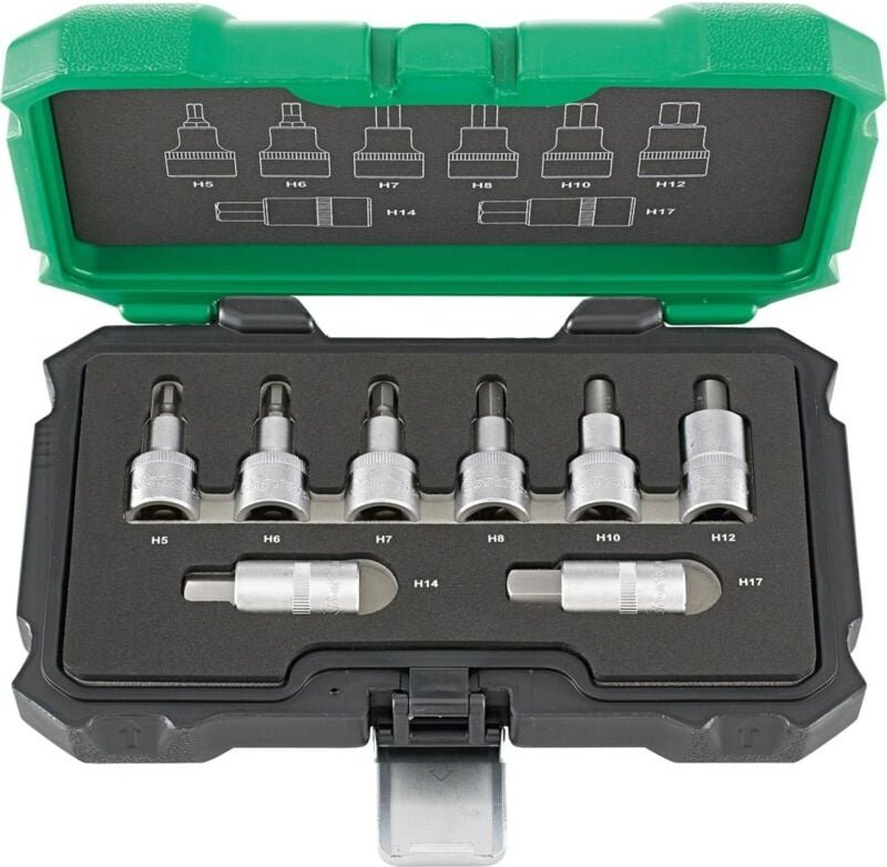 FP - Einsatz.-Grt. 1/2' 8tlg. 5-17mm i6kt.FORTIS