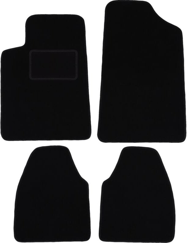 Schwarze Veloursmatten für: Citroen C6 Limousine (2005-2012)