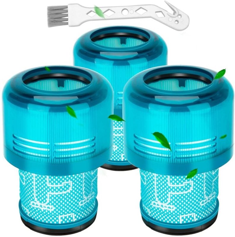 Filter für Dyson V15, 3er-Pack Ersatzfilter für Dyson V11 V15 SV14 SV17 SV22 Detect Animal Absolute Extra Pro Torque Dri...