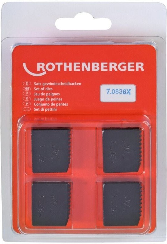 Rothenberger - 4x sc Schneidbacken bspt r 1.1/4" - 070836X