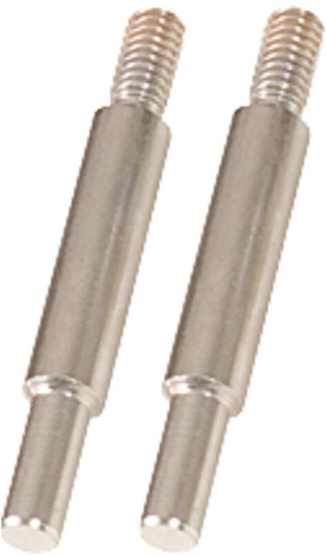 Rundadapter, 6mm, 2er Pack, verchromt