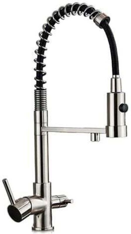 3-Wege-Umkehrosmose-Wasserhahn, abnehmbar, Kochtyp von Rosmmel aus der Zeus-Serie gebürstetes Nickel