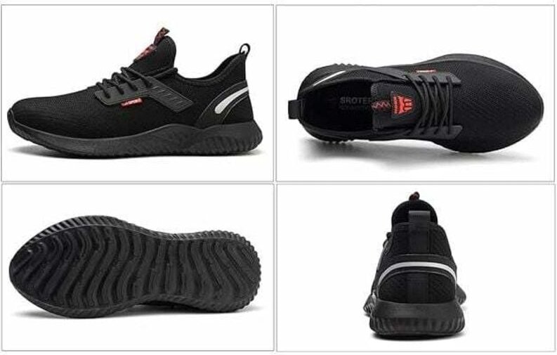 Thumbnail - Sicherheitsschuhe, Sicherheits-Sneakers Herren Sicherheitsschuhe Damen Stahlkappe Sneakers Industrielle Arbeitsschutzsch...