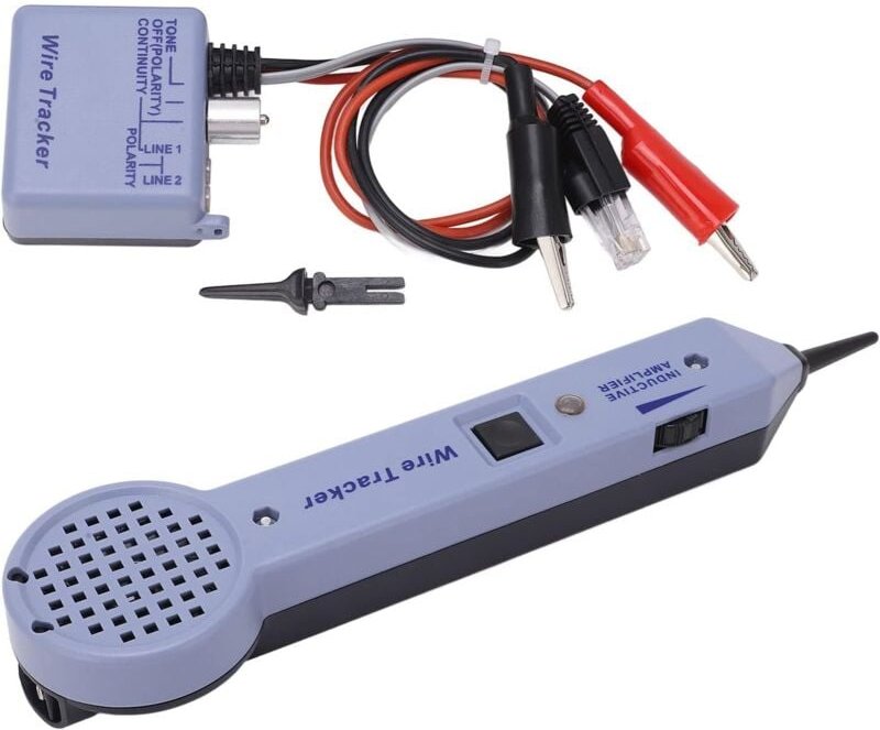 Netzwerkkabel-Tracer-Tester-Kit, Circuit-Tracer-Tester mit akustischer und optischer Anzeige, Tongenerator-Kit für Telef...