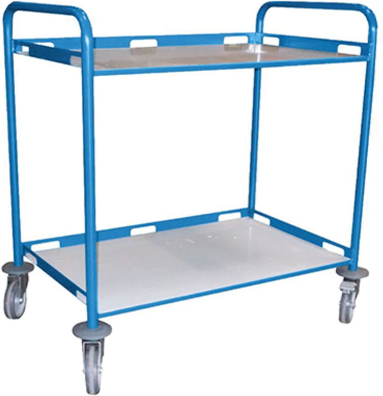 Kantinenwagen aus Blech GELB 2 Platten 1000x600mm - max. Belastung 200kg - 880008991/RAL1003