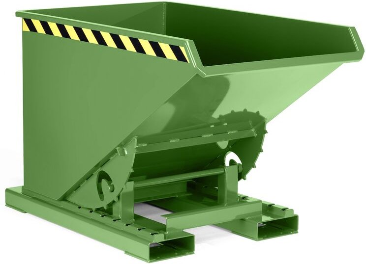 R+R Industrietechnik Abrollkipper Typ RAM-60 1070x1340x825mm 600dm³ RAL 6011 Resedagrün