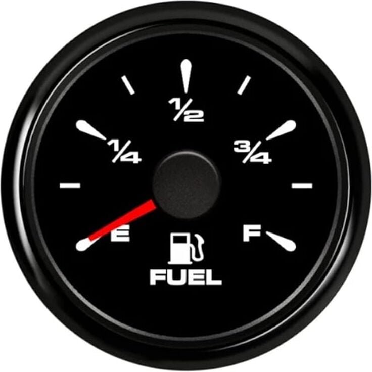 Ej.life - Kraftstoffstandsanzeige, LED-Digitalanzeige E-1/4-1/2-3/4-F 52 mm 0-190 Ohm 240-33 Ohm