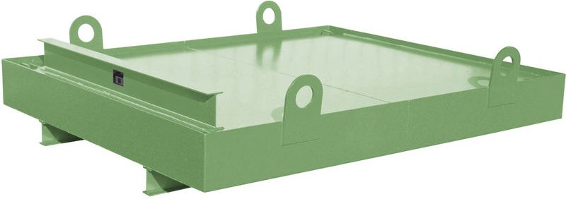 Bauer Containerwanne CW 1, 880l, Resedagrün