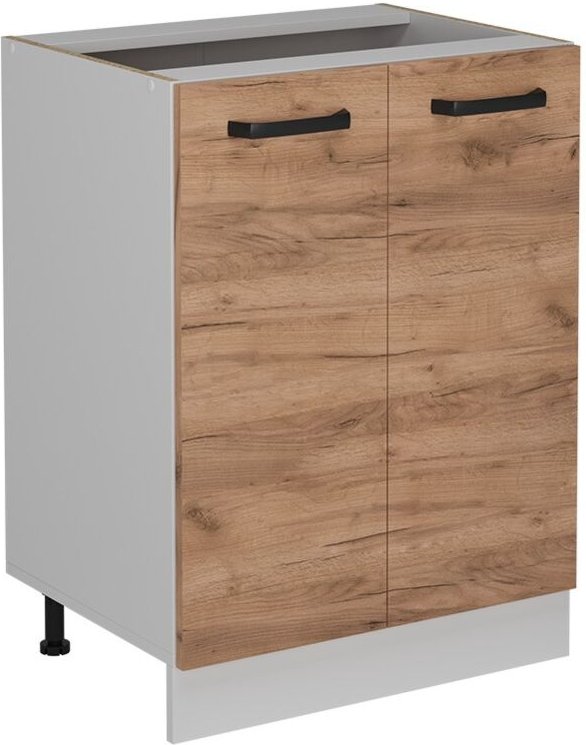 Vicco - Küchenunterschrank R-Line, Goldkraft Eiche, 60 cm ohne Arbeitsplatte