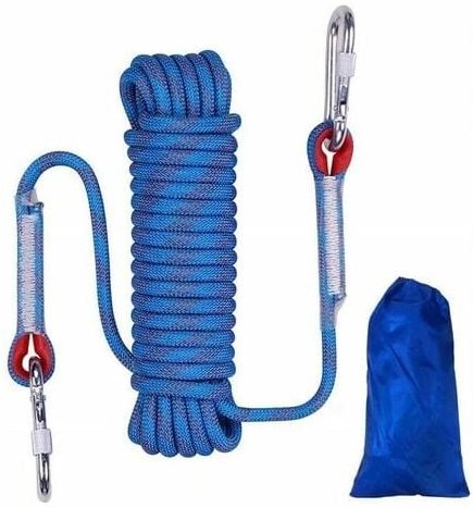 Kletterseil geflochtenes Seil Wäscheleine Kletterseil 14mm orange (20 Meter AIPERQ Kletterseil