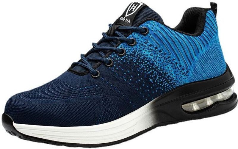 Sicherheits-Sneaker, Arbeits-Sneaker mit Stahlkappe, leichte, bequeme Sicherheitsschuhe, Industrie-Arbeits-Sneaker mit L...