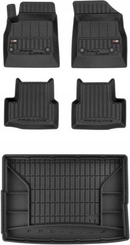 SET 3D Gummifußmatten Opel Astra 5 K Schrägheck 2015-2022