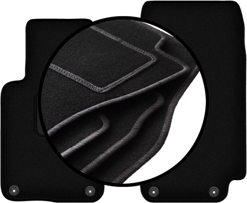 Komplettset Veloursmatten für: BMW Z3 E36/7 Cabrio (1997-2002)