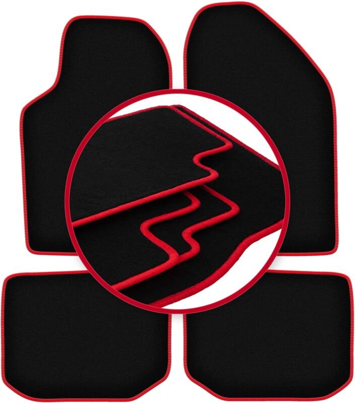 CARLUX-RED Autofußmatten für: Alfa Romeo 164 Limousine (1988-1997)