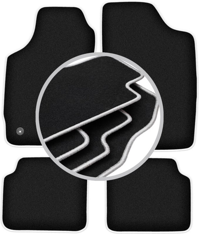 CARLUX-SILVER Autofußmatten für: Peugeot 205 Fließheck (1983-1998)