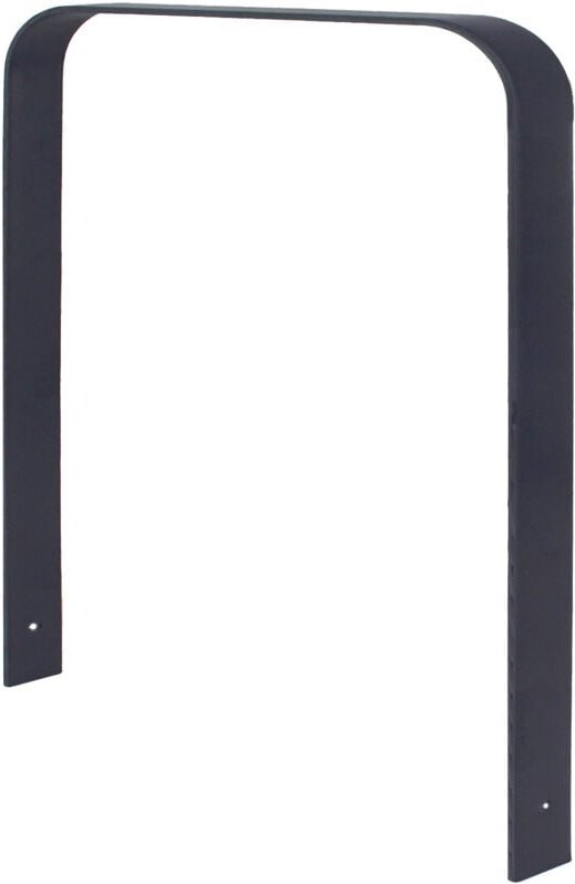 Thumbnail - Fahrradanlehnbügel 115 x 76 cm Flachstahl 12 mm pulverbeschichtet zum Einbetonieren Parker Anthrazit Typ U