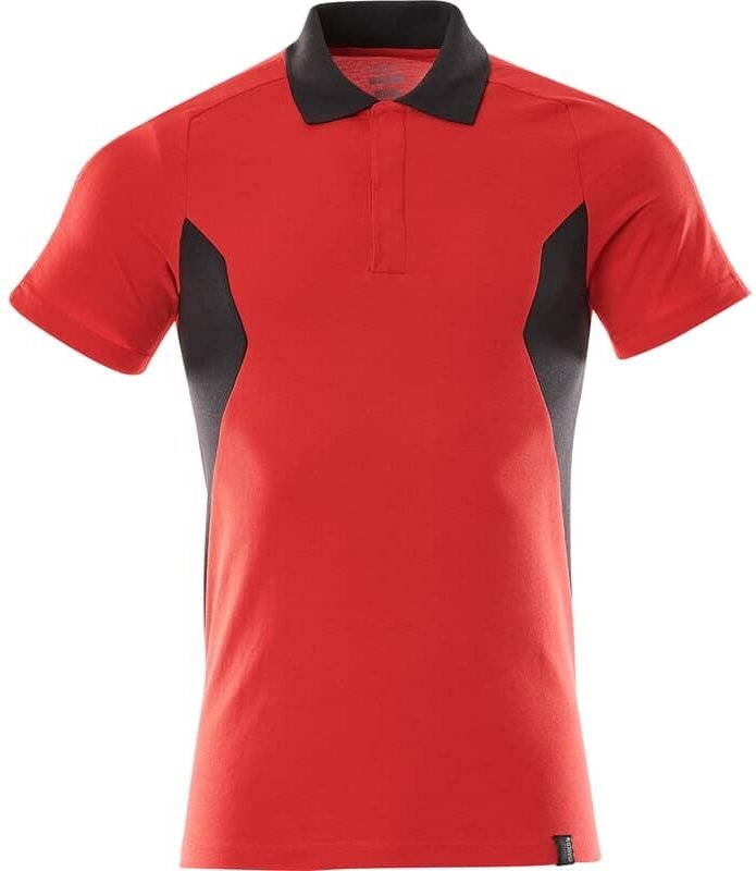 Accelerate Polo-Shirt Premium Performance 18383 Poloshirt Polohemd, Farbe: Verkehrsrot/Schwarz - 20209, Größe: 2XL - Mas...