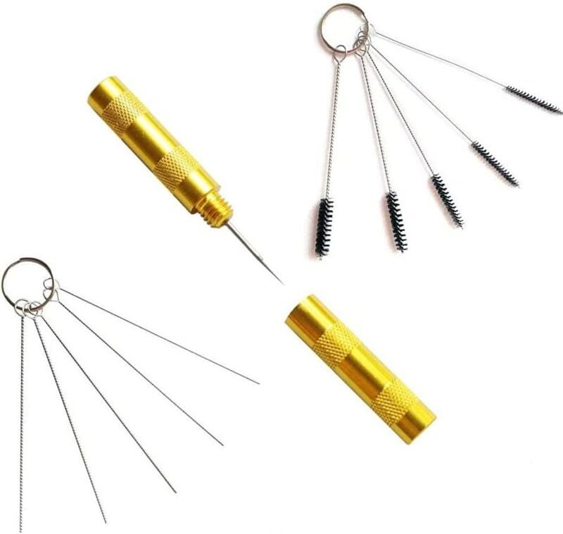 Airbrush-Reiniger, Spritzpistolen-Reinigungsset, Nadelbürsten-Reparaturwerkzeuge