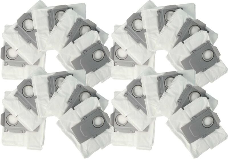 20x Staubbeutel kompatibel mit Roborock Q7+, S7 MaxV, Q7max+ Saugroboter - Beutel für die Absaugstation - Vhbw
