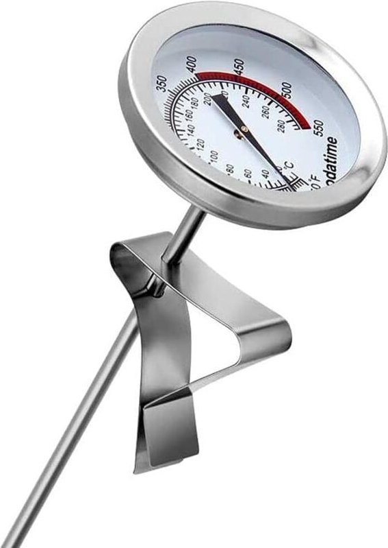 Lange Sonde Edelstahl Frittieröl Fritteuse Pommes Frites Grillthermometer Öltemperatur Grillthermometer - Ahlsen