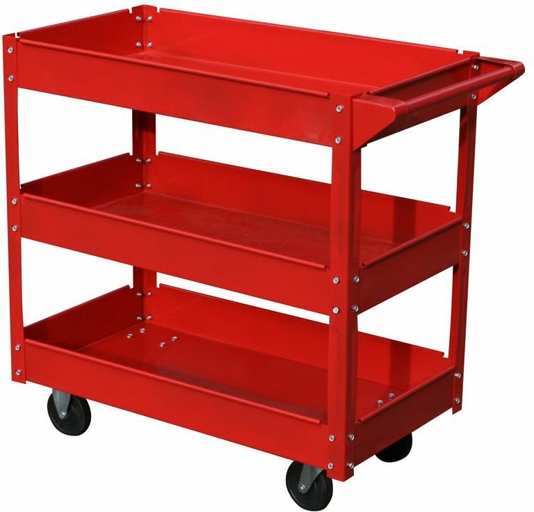 TC135 Werkstattwagen, Rollwagen 3 Etagen, 100kg - Varan Motors