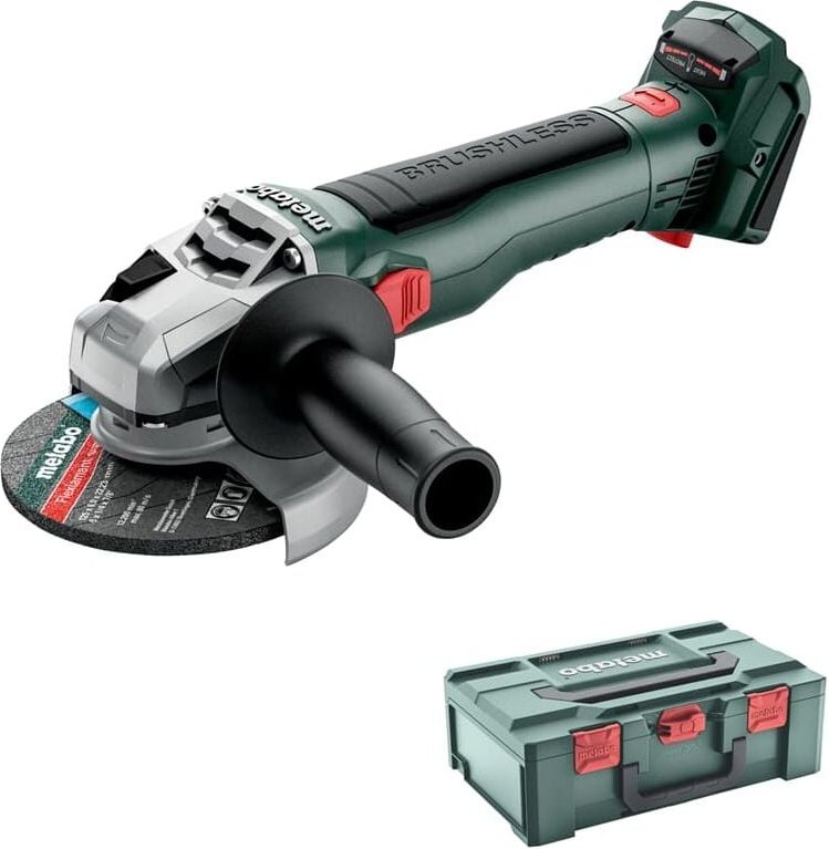 Thumbnail - Metabo - Akku-Winkelschleifer w 18 lt bl 11-125, mit drehbarem Akkupack x 165 l