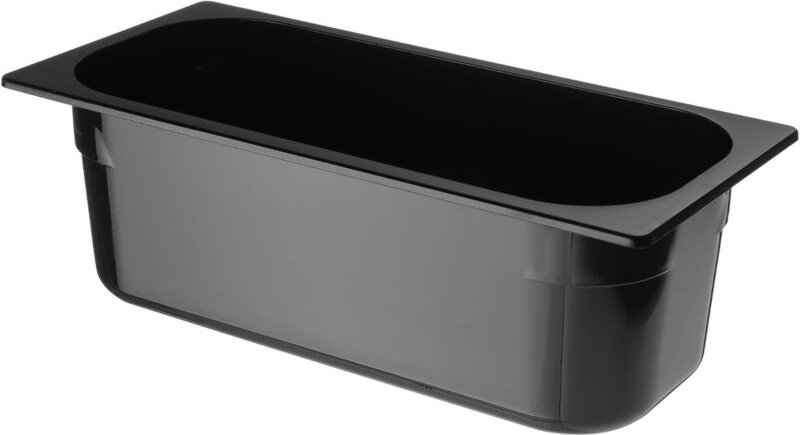 Polycarbonat-Eiscremebehälter 360x165x120mm - schwarz 5L - HENDI 807033
