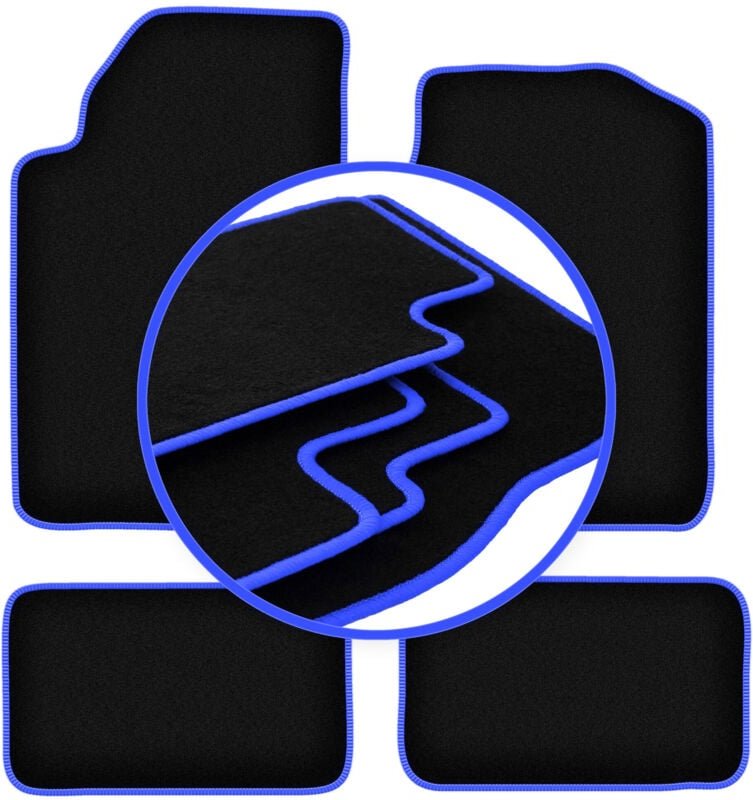 CARLUX-BLUE Autofußmatten für: Chrysler 300M Limousine (1998-2004)